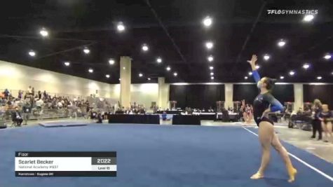 Scarlet Becker - Floor, National Academy #937 - 2021 USA Gymnastics Development Program National Championships