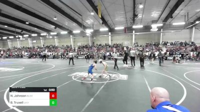 62 lbs Semifinal - Noah Johnson, Bloomfield Youth Wrestling vs Bentlee Truxell, La Veta