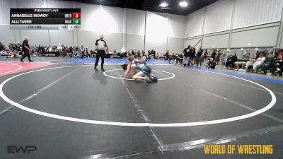 130 lbs Rr Rnd 5 - Annabelle Mowdy, Untouchables Girls RED vs Alli Taber, Black Widows 7-12