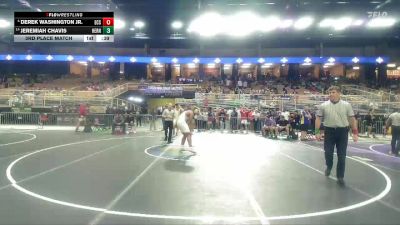 190 1A 3rd Place Match - Derek Washington Jr., Evangelical Christian School vs Jeremiah Chavis, Hernando