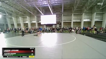 157 JV Champ. Round 3 - Austin Knapp, Cedar Valley JV vs Jaxson Lopshire, Beaver JV