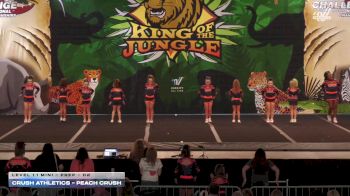 Crush Athletics - Peach Crush [2025 L1.1 Mini - PREP - D2] 2025 ASC King of the Jungle Nashville Showdown