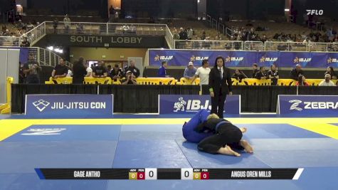 Angus Oren Mills vs Gage Antho 2026 Pan Jiu Jitsu IBJJF Championship