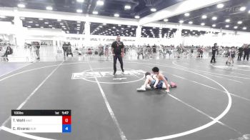 106 lbs 5th Place - Tyler Wahl, Aniciete TC vs Christian Alvarez, DUB Wrestling