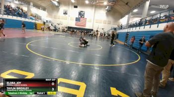 141-146 lbs Round 4 - Elora Joy, Powell Middle School vs Taylin Birdsley, Thermopolis Middle School