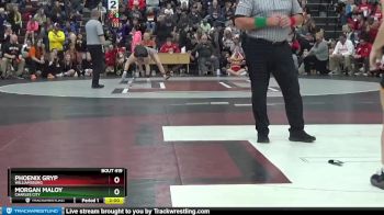 142-143 lbs 1st Place Match - Morgan Maloy, Charles City vs Phoenix Gryp, Williamsburg