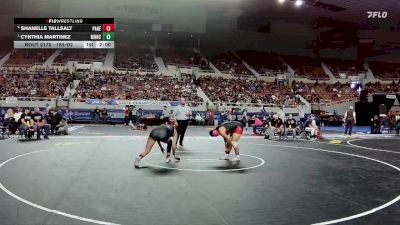 185-D2 Quarterfinal - Cynthia Martinez, Morenci High School vs Shanelle Tallsalt, Page High School