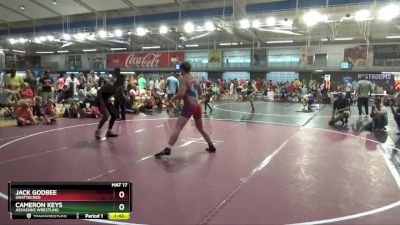 182 lbs Semifinal - Jack Godbee, Unattached vs Cameron Keys, Assassins Wrestling