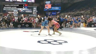 170 lbs Cons. Sub-rd Of 16 - Isabella McFarlane, Florida vs MacKenzie Lacoss, Maine