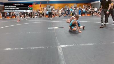 65 lbs Semifinal - Ryder McCullers, Beaufort Bull Sharks WC vs Leon Niemiera, Cobra Wrestling Club