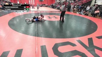 138 lbs Cons. Round 4 - Izayah Olejniczak, Machesney Park (HARLEM) vs JT Theis, Frankfort (LINCOLN-WAY EAST)
