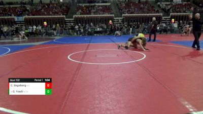 172 lbs Champ. Round 2 - Deegan Tvedt, Miles City Wrestling Club vs Chancy Segeberg, Montana Disciples