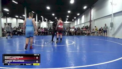 250 lbs Placement Matches (8 Team) - Emmitt Summerlin, Pennsylvania Red vs Parker Williamson, Ohio