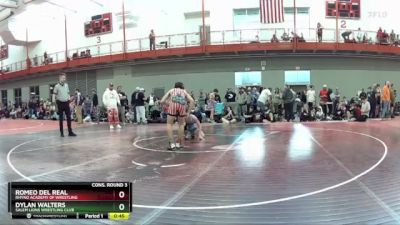 126 lbs Cons. Round 3 - Dylan Walters, Salem Lions Wrestling Club vs Romeo Del Real, Rhyno Academy Of Wrestling