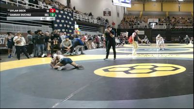 106 lbs 5th Place - Dylan Deck, Germantown Academy vs Damian DuChez, Bullis