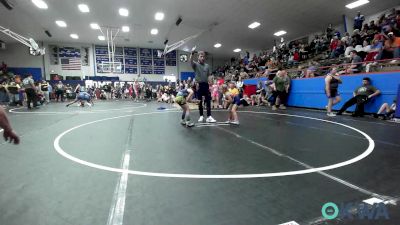 55-60 lbs Rr Rnd 2 - Aspen Shelton, Team Tulsa Wrestling Club vs Axl Ellsbury, Elk County Wrestling