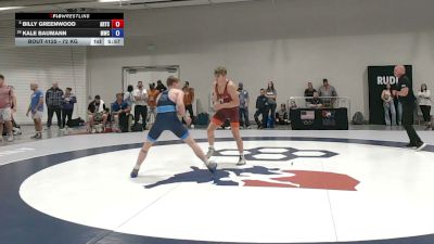 72 kg Champ. Rd Of 32 - Billy Greenwood, Arkansas Regional Training Center vs Kale Baumann, MATPAC Wrestling Club