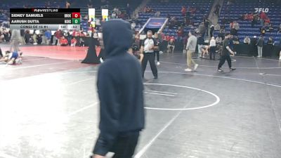120 lbs Consi Of 16 #1 - Sidney Samuels, Brookline vs Aarush Dutta, Nashua South