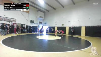 95 lbs Cons. Round 4 - Joshua Delfin, Lion Of Judah WA vs Jacob Her, Red Star Wrestling Academy