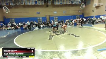 140lbs Cons. Semi - Aliyha Vargas, Washougal (Girls) vs Flor Parker-Borrero, Rogers (Puyallup) (Girls)