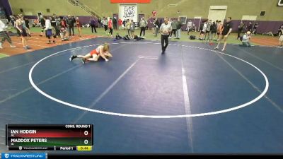 126 lbs Cons. Round 1 - Ian Hodgin, AL vs Maddox Peters, IA