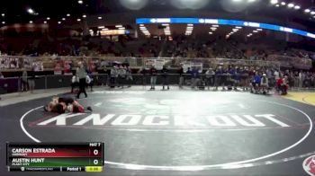 3A 138 lbs Cons. Round 1 - Austin Hunt, Plant City vs Carson Estrada, Harmony