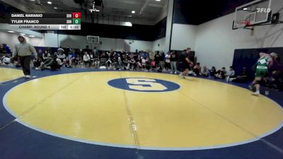 146 lbs Champ. Round 1 - Daniel Naranjo, Yucaipa Thunder Wrestling Club vs Tyler Franco, La Verne