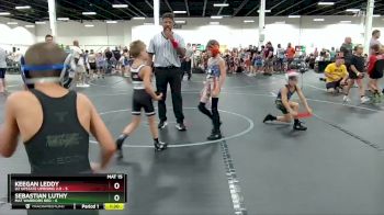 56 lbs Round 2 (4 Team) - Easton Smith, Mat Warriors Red vs Carter Pollock, U2 Upstate Uprising 2.0