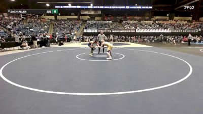 120 lbs Champ. Round 1 - Zach Allen, Hutchinson HS vs Brock Slimmer, Spring Hill HS