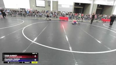 120 lbs Champ. Round 1 - Todd Gurney, Valley Elite Wrestling Club vs Pearson Owens, OWENS BROS WRESTLING