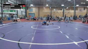 157 lbs Cons. Round 3 - Zakin Bolander, Treasure Valley Community College vs Tristan Fay, Unattached