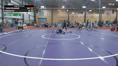 157 lbs Cons. Round 3 - Zakin Bolander, Treasure Valley Community College vs Tristan Fay, Unattached