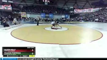 Champ. Round 2 - Frances Porteous, Bellingham SD (Girls) vs Saleen Kelly, Chief Sealth (Girls)