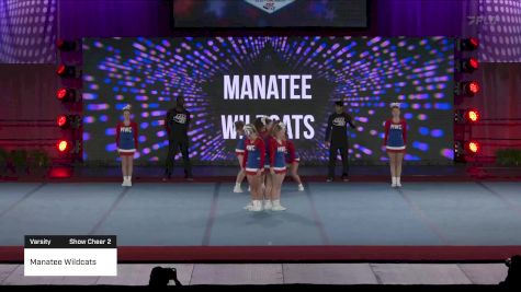 Manatee Wildcats [2022 Varsity Show Cheer 2] 2022 Pop Warner National Cheer & Dance Championship