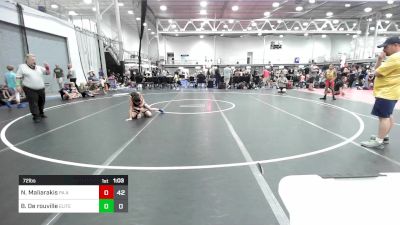 72 lbs Rr Rnd 3 - Nicholas Maliarakis, PA Alliance ES A vs Benaiah De Rouville, Elite Wrestling