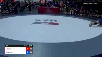 127 lbs Placement - Loretta Lopez, SAWA vs Rhain Aranjo, LAWA