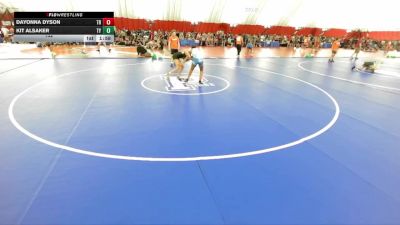 132 lbs Round 1 (10 Team) - Dayonna Dyson, Franklin Central vs Kit Alsaker, Geneseo