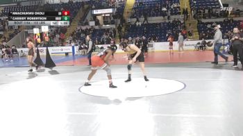 152 lbs Semifinal - Nmachukwu Okoli, Bridgewater-Raynham vs Cassidy Robertson, Northeast Metro Tech/Bishop Fenwick