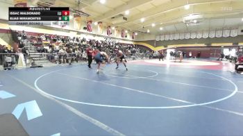 190 lbs Champ. Round 2 - Issac Maldonado, Elsinore vs Elias Miramontes, Eleanor Roosevelt