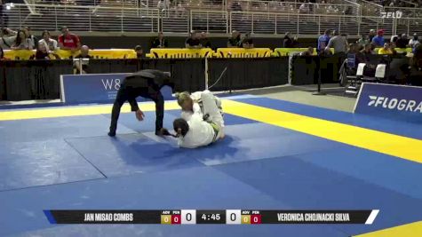 Veronica Chojnacki Silva vs Jan Misao Combs 2025 Pan Jiu Jitsu IBJJF Championship