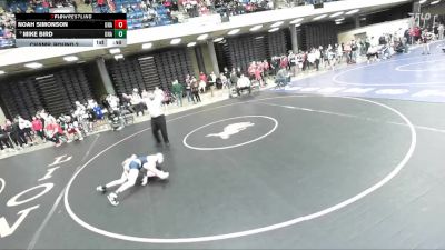 101 lbs Champ. Round 2 - Mike Bird, Unattached vs Noah Simonson, Unattached