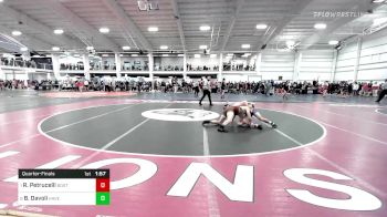 132 lbs Quarterfinal - Rj Petrucelli, Boston Latin vs Ben Davoli, Haverhill