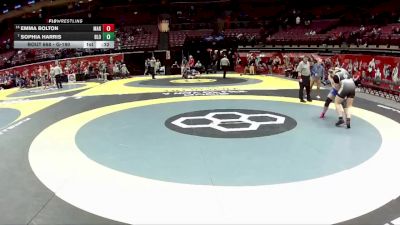 G-190 lbs Cons. Round 1 - Sophia Harris, G-Ben. Logan vs Emma Bolton, G-Mar. Highland