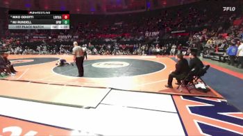 3A 106 lbs 1st Place Match - Niko Odiotti, Wilmette (Loyola Academy) vs MJ Rundell, Oak Park (O.P.-River Forest)