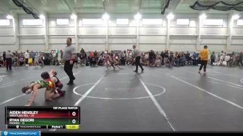 72 lbs Finals (2 Team) - Ryan Degori, Phoenix vs Aiden Hensley, Wrestling Mill