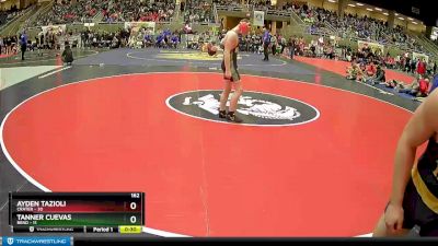 162 lbs Finals (8 Team) - Finn Schuller, Bend vs Isaiah Voorhies, Crater