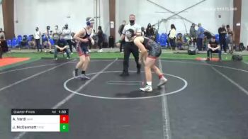 144 lbs Quarterfinal - Anthony Verdi, War Dog WC vs Jack McDermott, Frost Gang