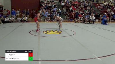 120 lbs Quarterfinal - Clint Legg, Lake Highland Prep vs Morgan Tannery, Kinkaid