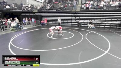123 lbs Cons. Round 1 - Rios Aaron, Granger High School vs Steven Strong, Springville High School