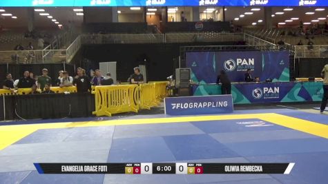 Evangelia Grace Foti vs Oliwia Rembecka 2025 Pan Jiu Jitsu IBJJF Championship